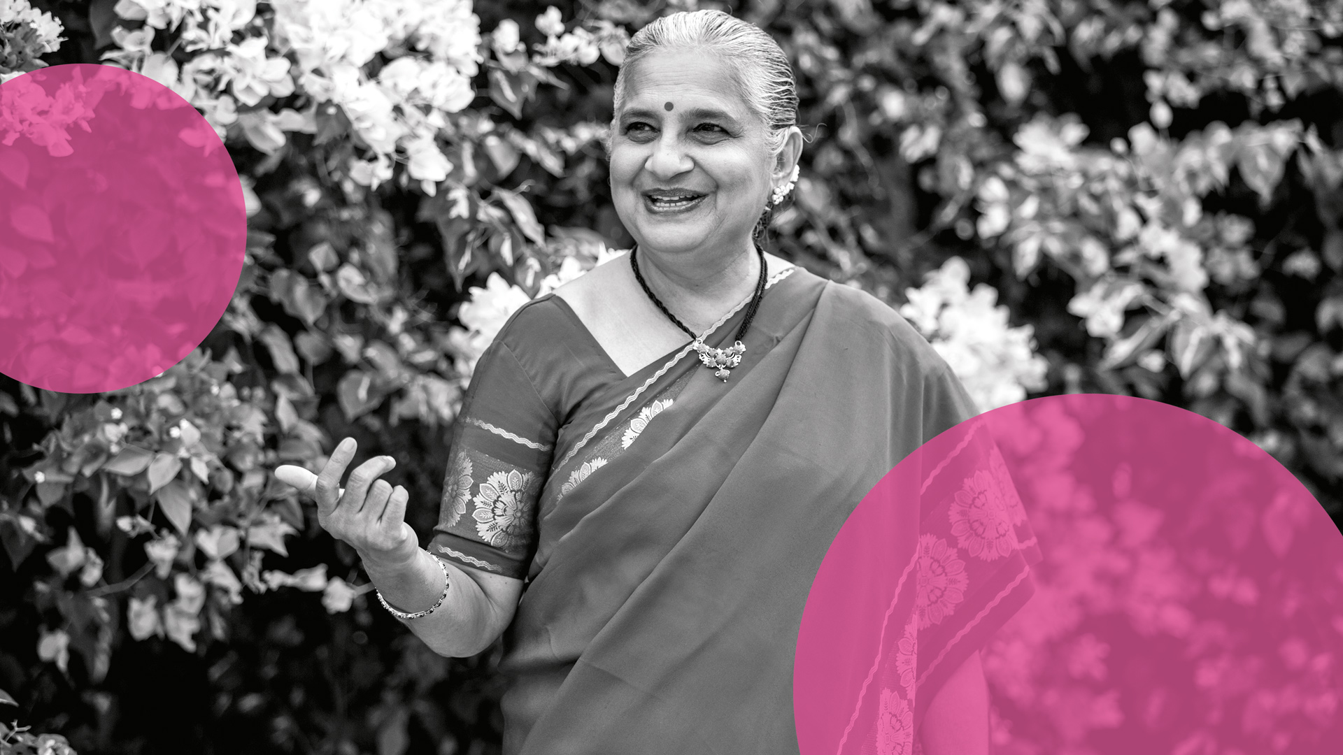 Portrait of Sudha Murty